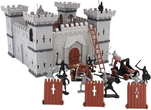 Medieval Castle Playset 7.1in Self-Assembly Model Toy in Kuwait