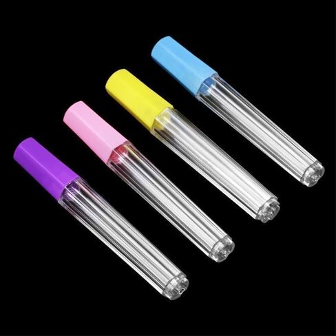 4Pcs Plastic Needle Storage Tubes, Needle case, Needle Holder Clear Sewing Container for Embroidery and Knitting in Saudi Arabia