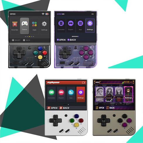 Gift for Men Women, Miyoo Mini Plus with Portable Case Retro Emulator Handheld Game Console with WiFi & RTC, Christmas Stocking Stuffers for Men, Mens Gifts for Dad,Husband, Gray in Saudi Arabia