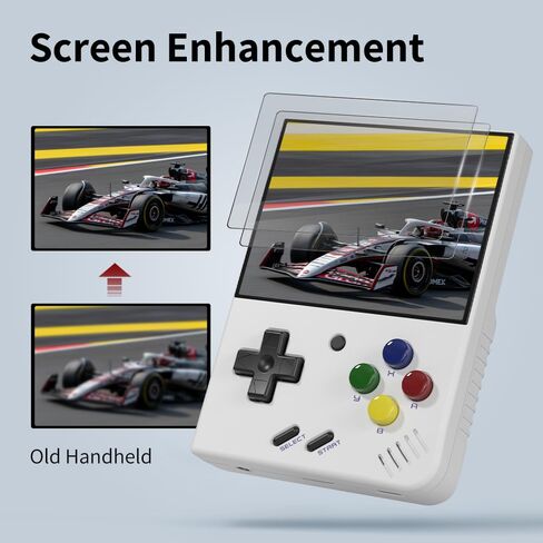 Gift for Men Women, Miyoo Mini Plus with Portable Case Retro Emulator Handheld Game Console with WiFi & RTC, Christmas Stocking Stuffers for Men, Mens Gifts for Dad,Husband, Gray in Saudi Arabia