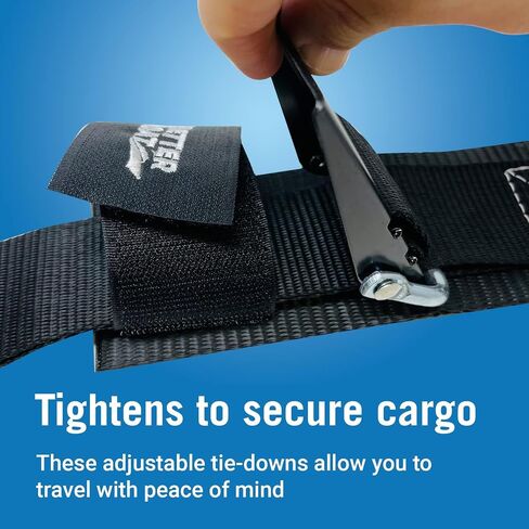 Boat Tie Down Straps to Trailer Boat Transom Tie Down Straps Heavy Duty Manual Buckle Clasp Tiedown 2" x 48" Short Small Transit 4 Foot Without Ratchet Boat Trailer Accessories for Boating & Jet Ski in Kuwait