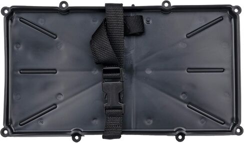 T-H Marine Narrow Battery Tray Holder with Poly Strap - Space Saving Design Fits Group 29 and 31 Batteries - Boat and RV in Kuwait