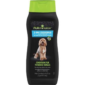 FURminator 2-in-1 Doodle Dog Shampoo & Conditioner, Reduces Tangles, 16 oz in Saudi Arabia