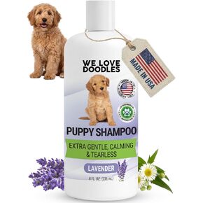 Puppy Shampoo and Conditioner, Tearless Puppy Wash, Lavender Scent, 8 oz in Kuwait