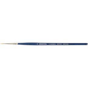 Escoda Chronos Series 1351 Artist Watercolor & Acrylic Paint Brush, Synthetic Toray Fiber & Red Sable Blend, Pointed Round, Size 0 in Kuwait