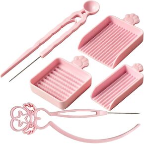 2.6mm Fuse Bead Single Needle Tweezer Aligner Tray Fuse Beads Picking Tray Kit, 2 Pcs Fuse Bead Pen and 3 Pcs High Efficient Fuse Beads Picking Trays for Melty Beads Crafting, Arts Crafts in Saudi Arabia