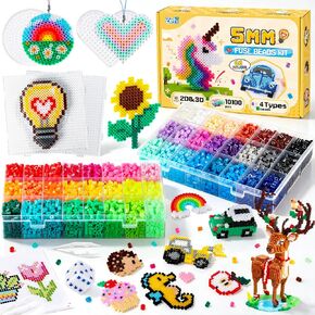 Zefy Fuse Beads Kit 48 Colors 10100 Pcs 5mm Melting Beads in Kuwait