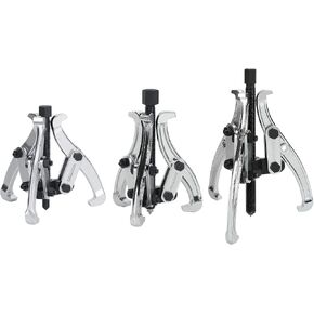 DURATECH 3-Piece 3-Jaw Gear Puller, 3", 4", 6", Removal Tool for Gears, Pulleys, Bearings, and Flywheels, Fully Assembled, CR-V Steel in Saudi Arabia