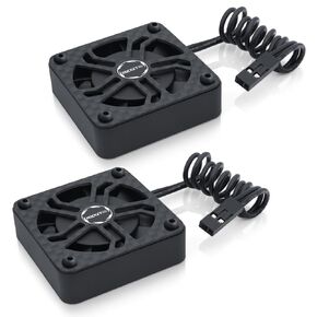 Surpass Hobby 40mm RC Cooling Fans 16000 High RPM RC Car Motor Fan for 1/8 1/10 RC Car Truck Truggy (Without Motor Heatsink) in Kuwait