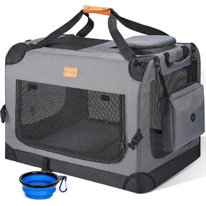 Morpilot 24-inch Portable Collapsible Dog Crate for Small Dogs up to 27lbs in Kuwait