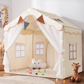 besrey Kids Play Tent Indoor with Padded Mat & Lights, Double Doors in Kuwait