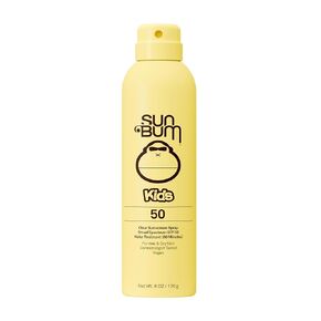 Sun Bum Kids SPF 50 Clear Sunscreen Spray | Wet or Dry Application | Hawaii 104 Reef Act Compliant (Octinoxate & Oxybenzone Free) Broad Spectrum UVA/UVB Sunscreen | 6 oz in Saudi Arabia