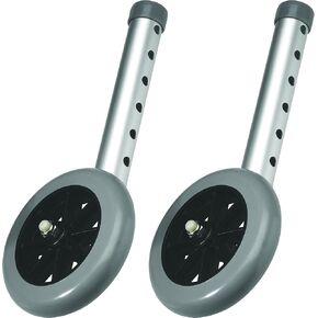 Carex 5 Inch Walker Wheels - Walker Wheels Replacement Set - Wheels for Walker, Includes 2 Wheels in Saudi Arabia