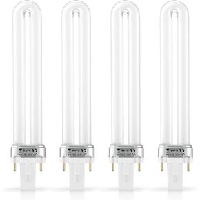 IMIKEYA 4pcs Nail Dryer Lamp Bulbs Tube Replacement 9W 365nm UV Bulb Light Bulb for Nail Art Gel Curing Drying Light Manicure Tool for DIY Lamp Light in Kuwait