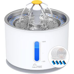 Wonder Creature Cat Water Fountain Stainless Steel Lid 81oz/2.4L in Kuwait