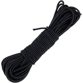 2.5mm Black Elastic Cord,11 Yards Heavy Stretch Round String, Strong Nylon Elastic String for Sewing, Craft, DIY Draw String in Saudi Arabia