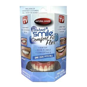 Instant Smile Comfort Fit Flex - Natural Shade - Upper Veneer Cosmetic Teeth in Saudi Arabia