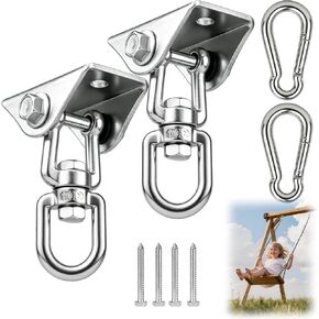 Heavy Duty Hammock Hanging Kit, 2 Pack 2000LB Stainless Steel Hooks in Kuwait