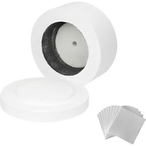 Ceramic Fiber Microwave Kiln, 7.7 x 4.3 in Exterior for High-Temp Glass Fusing, Includes 10 Pcs 2.8 x 2.8 in Kiln Paper, Professional Craft Tool in Saudi Arabia