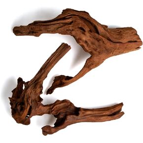 2pcs emours Natural Mopani Wood Fish Tank Decor Aquarium Driftwood Terrarium Wood, 11-16 in in Kuwait
