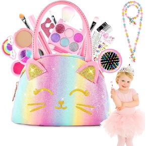 Pretend Fake Makeup Kit for Little Girls Toddlers 3-5 5-8 in Kuwait