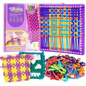 BLISSIQUEE Weaving Loom for Kids Arts and Crafts Kit Weaving Loom with Box in Kuwait