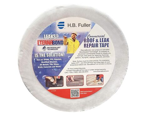 EternaBond RoofSeal White 4" x50' MicroSealant UV Stable RV Roof Seal Repair Tape | 35 mil Total Thickness - EB-RW040-50R - One-Step Durable, Waterproof and Airtight Sealant in Kuwait