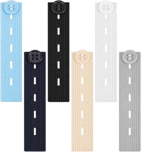 12 Pcs Pregnancy Pants Extender, Elastic Button Pants Extender for Women in Kuwait