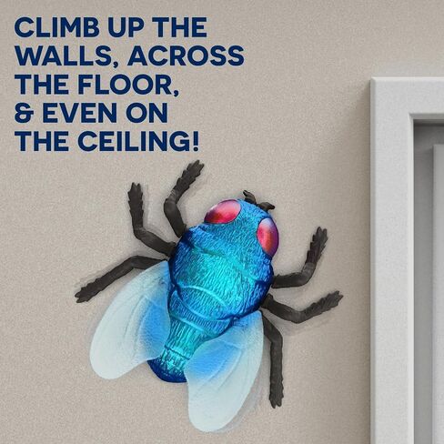 Terra by Battat Remote-Controlled Climbing Fly - RC Blue Bottle Fly Bug Toy in Saudi Arabia
