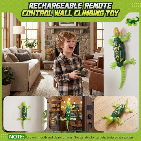 Wall Crawler Gecko, Rechargeable Remote Control Lizard in Kuwait