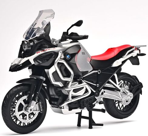 Diecast Motorcycle Model Kit 1/12 Scale R1250 GS Adv Model Motorcycles ، يمكن توجيه العجلة الأمامية للدراجات النارية للأطفال إلى اليسار واليمين ، وألعاب الدراجات النارية للأطفال 3-5 （الأزرق） in Kuwait