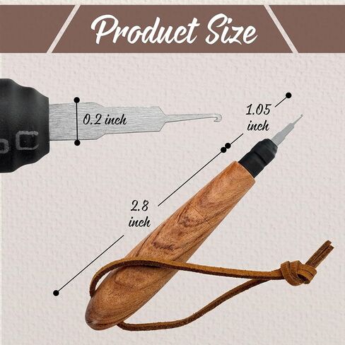 SAVINA Needle Threader for Hand Sewing,Hardwood Handle Stainless Steel Hook in Saudi Arabia