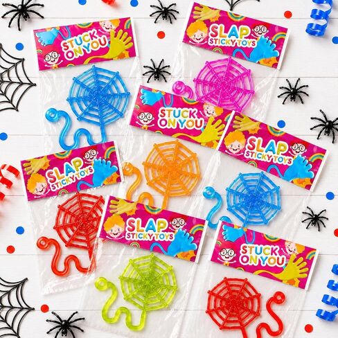 Spider Web Sticky Hands, 24-60 PCS Halloween Party Favors Supplies for Kids in Saudi Arabia