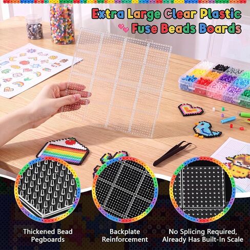 1 Pcs 5 mm Large Fuse Bead Board 7.87 x 7.87 Inches in Kuwait