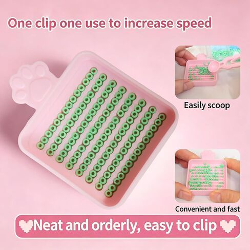 2.6mm Fuse Bead Single Needle Tweezer Aligner Tray Fuse Beads Picking Tray Kit, 2 Pcs Fuse Bead Pen and 3 Pcs High Efficient Fuse Beads Picking Trays for Melty Beads Crafting, Arts Crafts in Saudi Arabia
