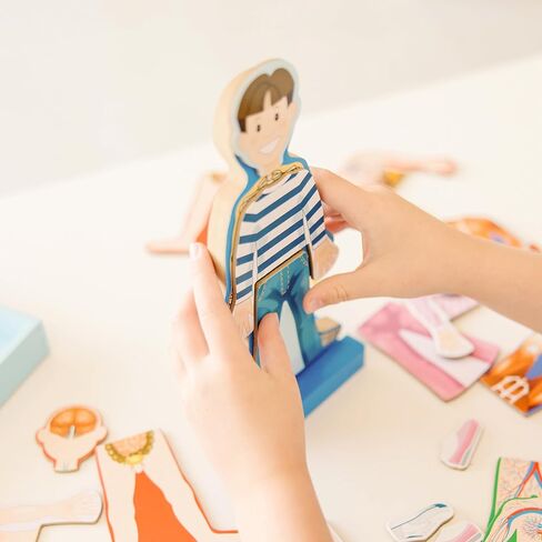Melissa & Doug Magnetic Human Body Anatomy Play Set With 24 Magnetic Pieces and Storage Tray in Kuwait