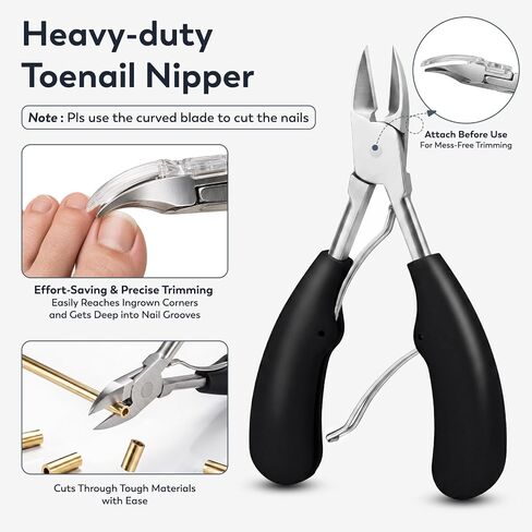 JTIEO 9PCS Toenail Clippers Tool, Ingrown Toenail Treatment Stainless Steel Removal Kit Professional Tool Set for Ingrown & Thick Nail in Saudi Arabia