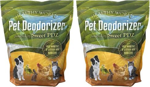 Sweet PDZ - Healthy World Pet Deodorizer - Pet Habitat & Litter Box Additive - 3.5 lbs in Saudi Arabia