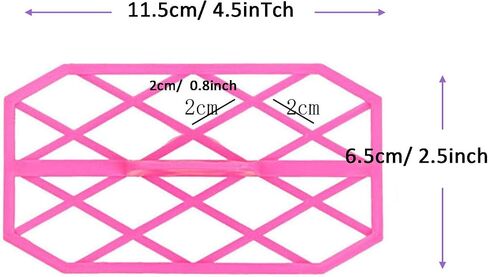 Rhombus Diamond Fondant Cake Mould Embosser Cutter Stamp Tool – B in Saudi Arabia
