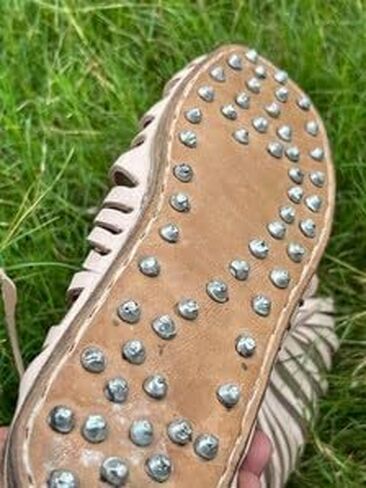 Handmade Roman Caligae Leather Sandals, Custom Size in Saudi Arabia