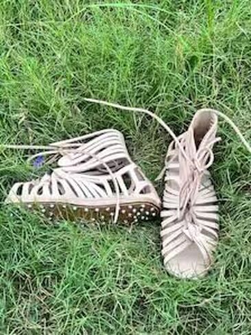 Handmade Roman Caligae Leather Sandals, Custom Size in Saudi Arabia