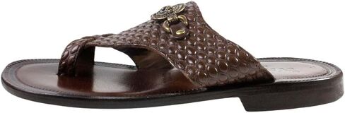 Dylan Brown Men’s Italian Leather Sandals Shoes in Kuwait