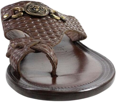 Dylan Brown Men’s Italian Leather Sandals Shoes in Kuwait