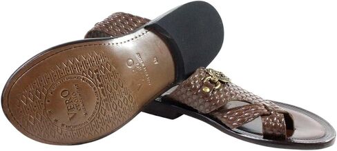 Dylan Brown Men’s Italian Leather Sandals Shoes in Kuwait