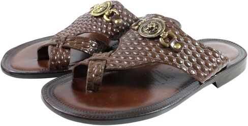 Dylan Brown Men’s Italian Leather Sandals Shoes in Kuwait