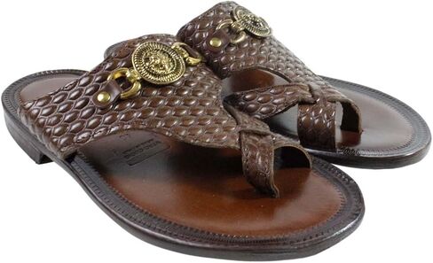 Dylan Brown Men’s Italian Leather Sandals Shoes in Kuwait
