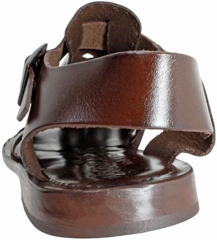 Liam Brown Men’s Italian Leather Sandals Shoes in Kuwait