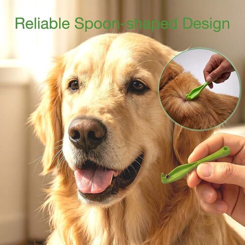 Tick Removal Tool & Twister Kit for Dogs, Cats & Humans, 4-Pack Portable Tick Remover Spoon & Puller Set with ID Card - First Aid Pet Tick Hook Picker for Camping, Hiking & Outdoors in Saudi Arabia
