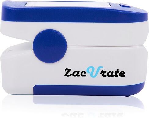 Zacurate 500BL Fingertip Pulse Oximeter Blood Oxygen Saturation Monitor with Batteries and Lanyard Included (Navy Blue) in Kuwait