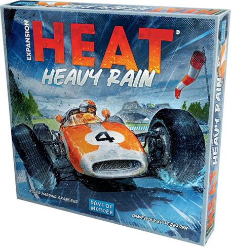 Asmodee Heat: Heavy Rain Board Game Expansion - New Japan & Mexico Tracks, Intense Car Racing Strategy Game, Fun Family Game for Kids & Adults, Ages 10+, 1-7 Players, 60 Min Playtime in Saudi Arabia